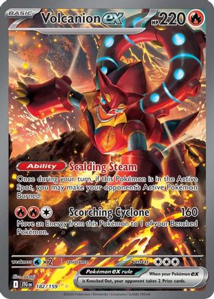 Volcanion ex 182/159  - Holofoil - Special Illustration Rare