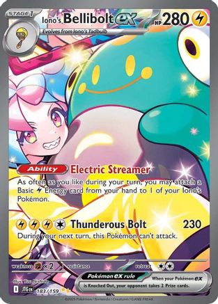 Iono's Bellibolt ex 183/159  - Holofoil - Special Illustration Rare