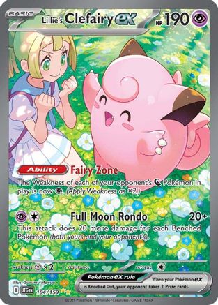 Lillie's Clefairy ex 184/159  - Holofoil - Special Illustration Rare