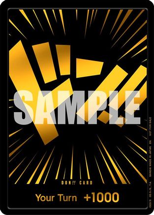 DON!! Card (Black and Gold) - Promo