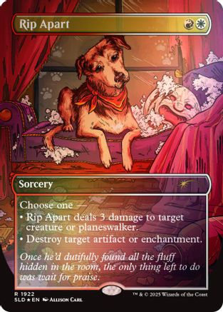 Rip Apart (1922) (Rainbow Foil) (SLD-1922) - Secret Lair Drop Series Foil