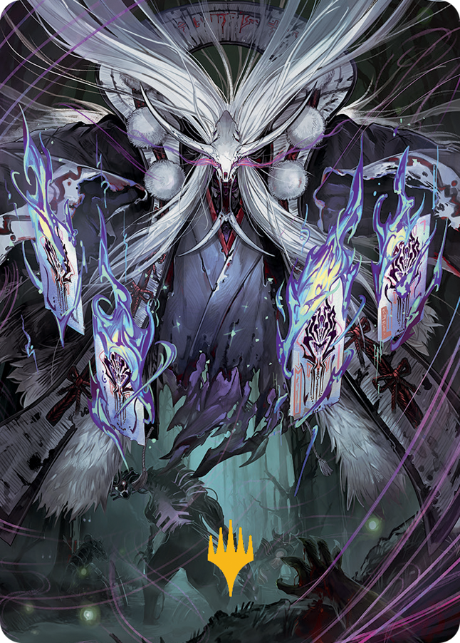 Horobi, carte d'art Death's Wail (signature estampillée or) [Série d'art March of the Machine] 