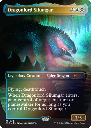 Dragonlord Silumgar (Rainbow Foil) (SLD-1974) - Secret Lair Drop Series Foil