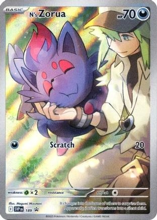 N's Zorua 189  - Holofoil - Promo