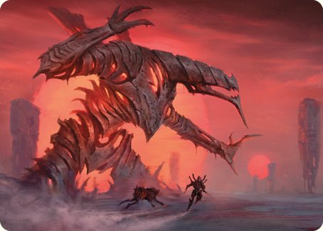 Carte d'art Zenith de Red Sun [Phyrexia : All Will Be One Art Series] 