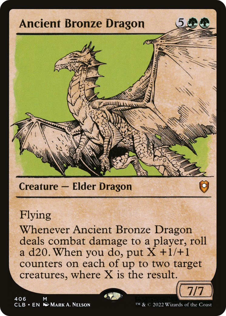 Dragon de bronze antique (vitrine) [Commander Legends : Bataille de Baldur's Gate] 