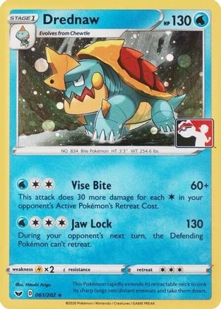 Drednaw (League Promo) 061/202  - Holofoil - Promo