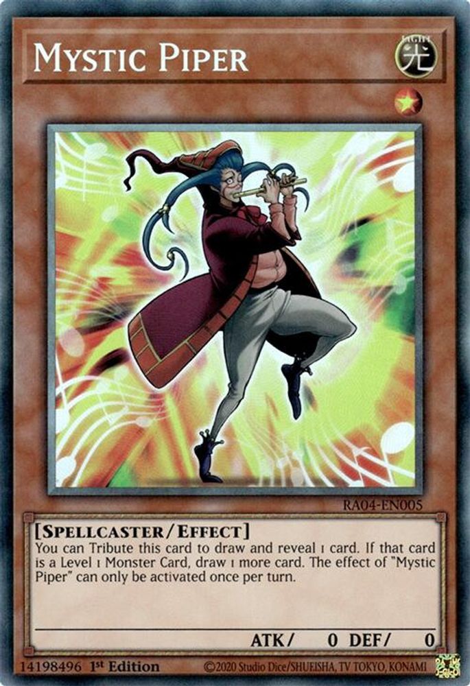 Mystic Piper (PCR) (RA04-EN005) - Prismatic Collector's Rare