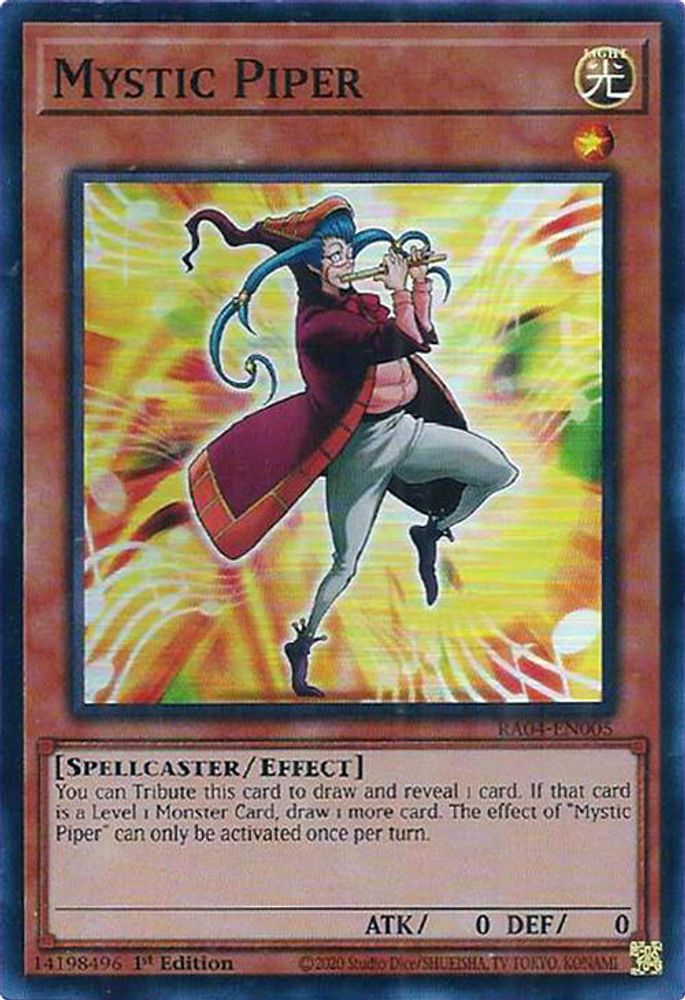 Mystic Piper (RA04-EN005) - Super Rare