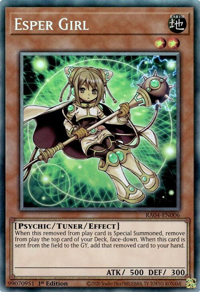Esper Girl (PCR) (RA04-EN006) - Prismatic Collector's Rare