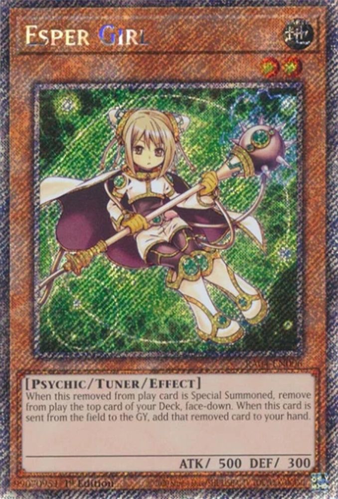 Esper Girl (Platinum Secret Rare) (RA04-EN006) - Platinum Secret Rare