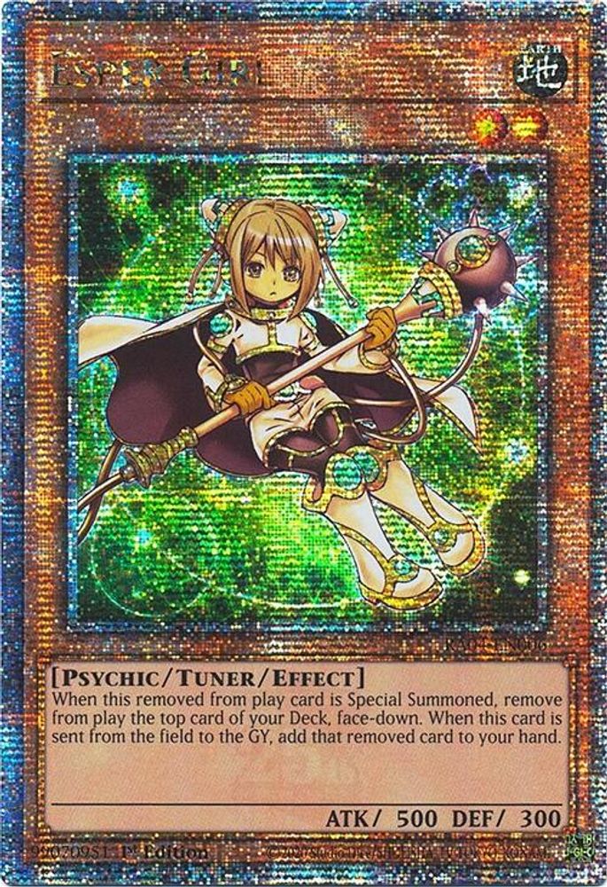 Esper Girl (Quarter Century Secret Rare) (RA04-EN006) - Quarter Century Secret Rare