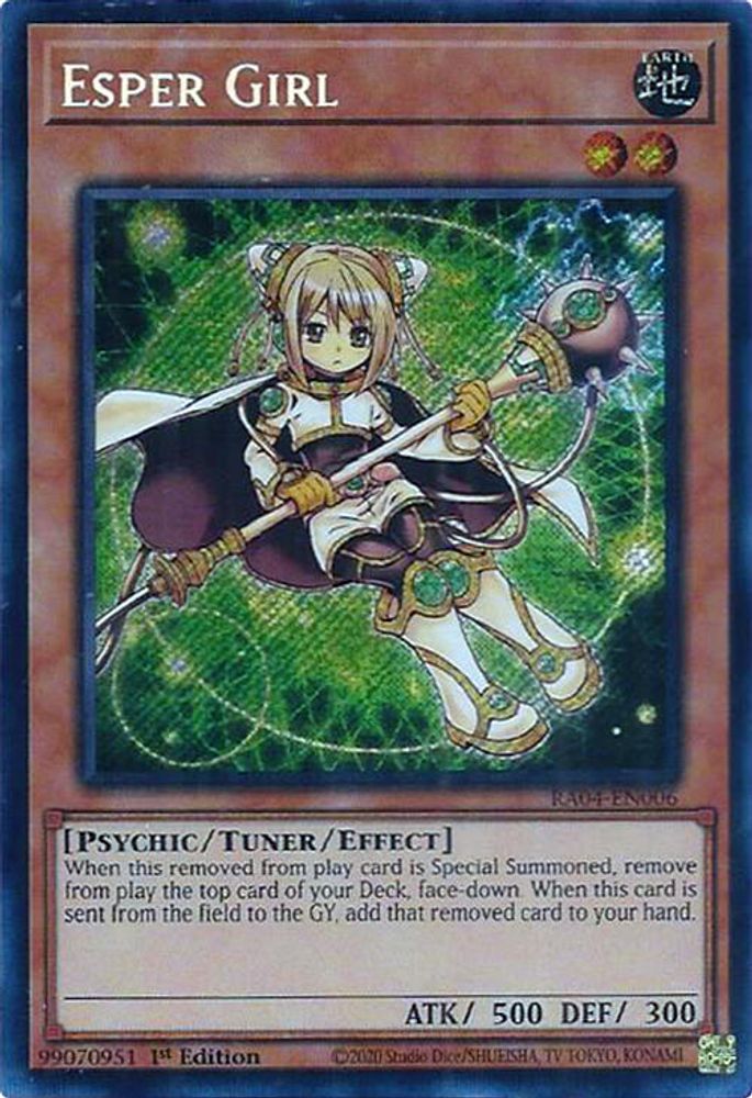 Esper Girl (Secret Rare) (RA04-EN006) - Secret Rare
