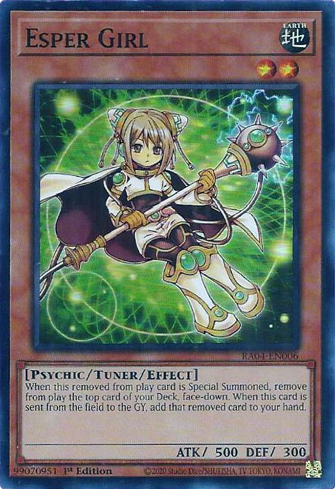 Esper Girl (RA04-EN006) - Super Rare