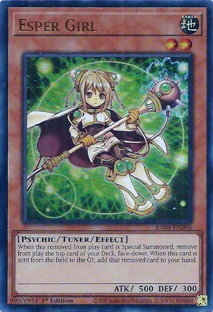 Esper Girl (UR) (RA04-EN006) - Ultra Rare