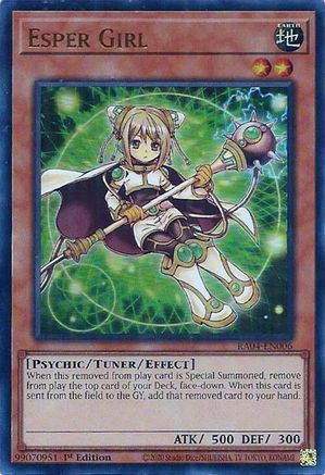 Esper Girl (UR) (RA04-EN006) - Quarter Century Stampede 1st Edition