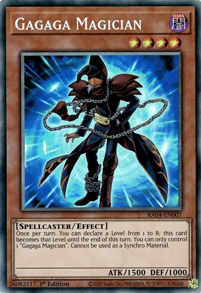 Gagaga Magician (PCR) (RA04-EN007) - Prismatic Collector's Rare