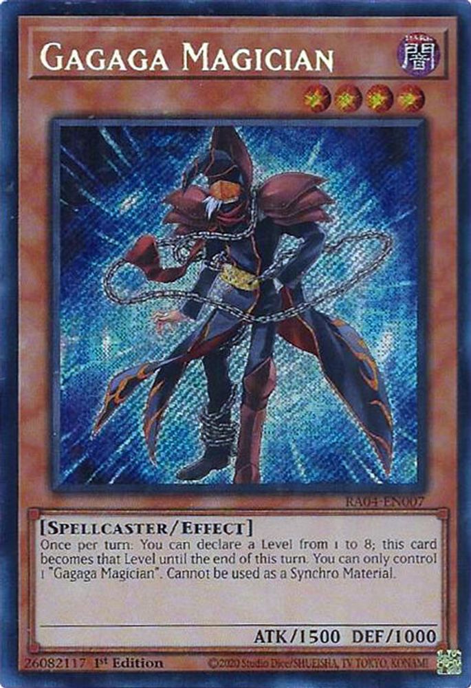 Gagaga Magician (Secret Rare) (RA04-EN007) - Secret Rare