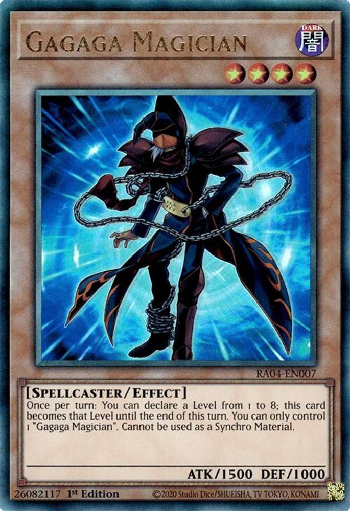 Gagaga Magician (PUR) (RA04-EN007) - Prismatic Ultimate Rare