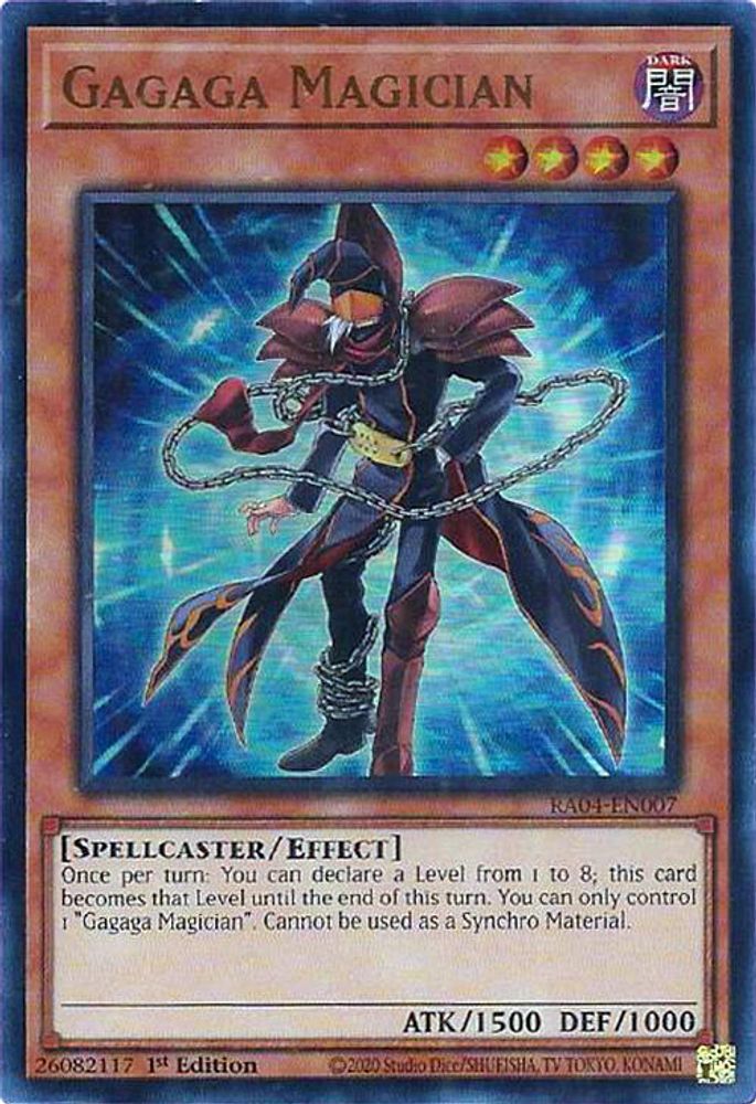 Gagaga Magician (UR) (RA04-EN007) - Ultra Rare