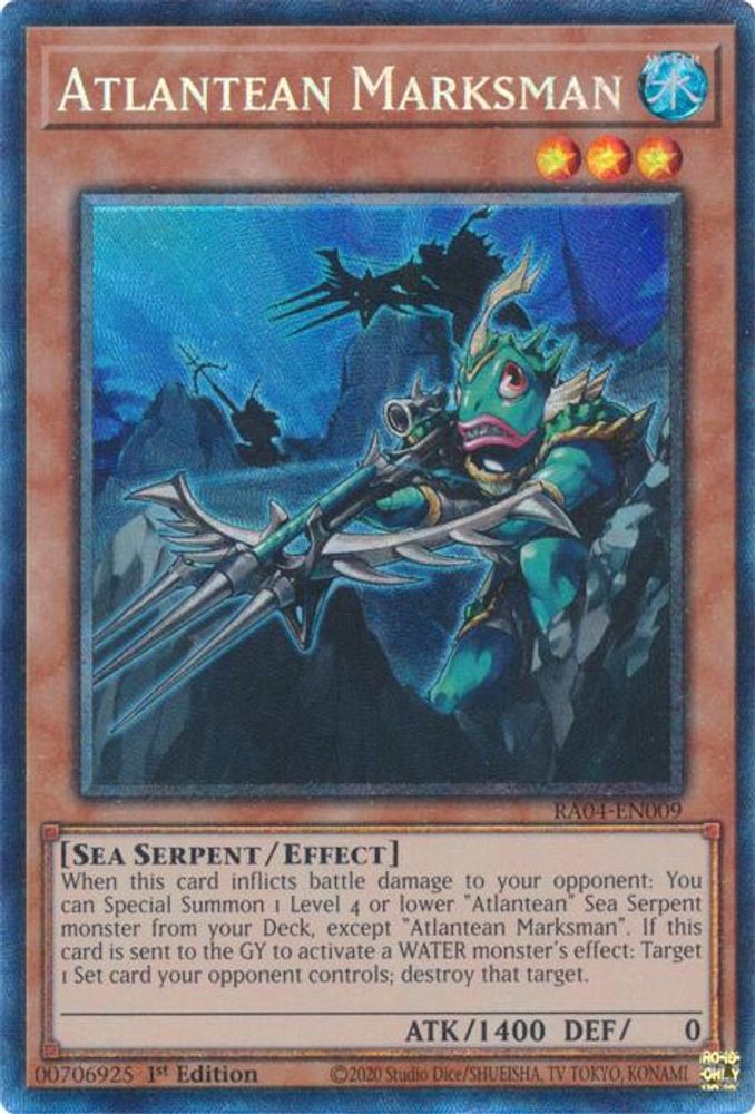 Atlantean Marksman (PCR) (RA04-EN009) - Prismatic Collector's Rare