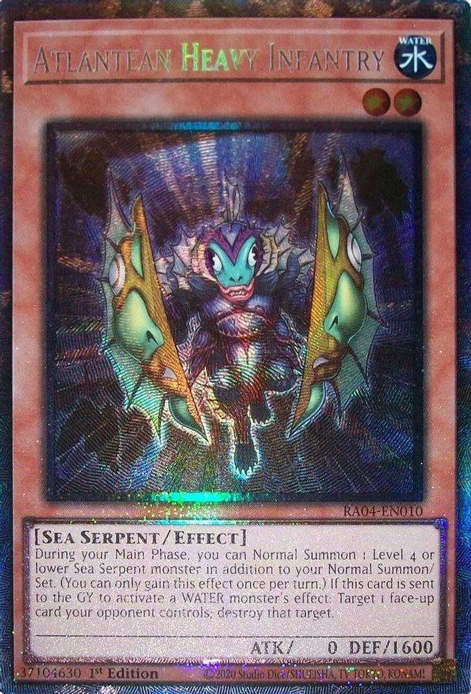 Atlantean Heavy Infantry (PCR) (RA04-EN010) - Prismatic Collector's Rare