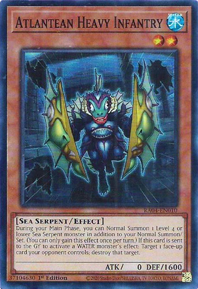 Atlantean Heavy Infantry (RA04-EN010) - Super Rare