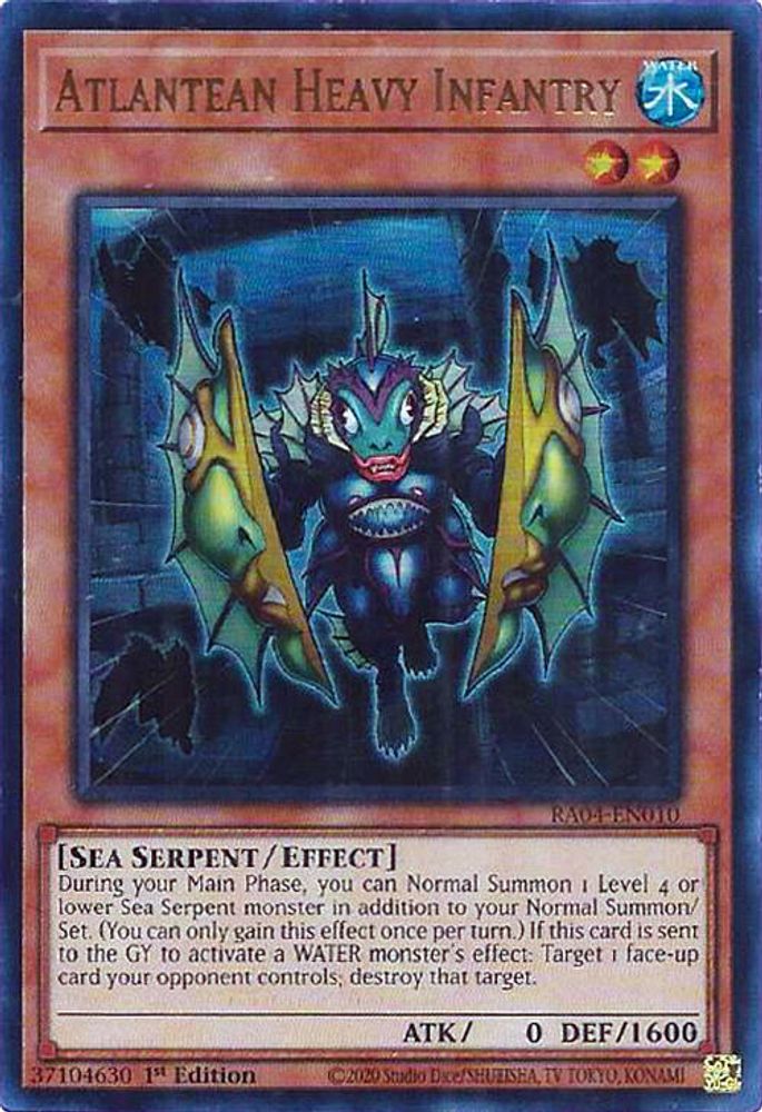 Atlantean Heavy Infantry (UR) (RA04-EN010) - Ultra Rare