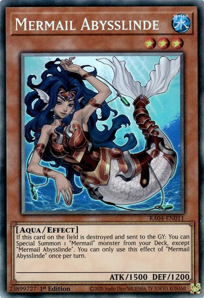 Mermail Abysslinde (PCR) (RA04-EN011) - Prismatic Collector's Rare