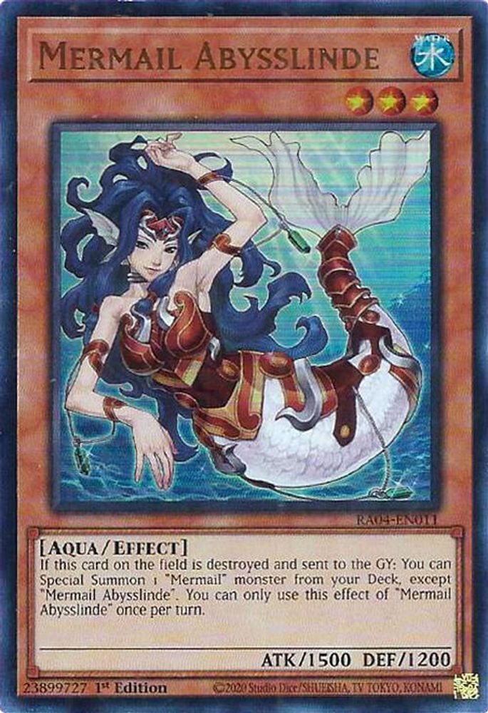 Mermail Abysslinde (UR) (RA04-EN011) - Ultra Rare