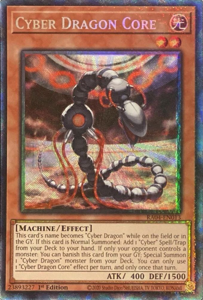 Cyber Dragon Core (PCR) (RA04-EN013) - Prismatic Collector's Rare