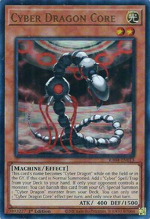 Cyber Dragon Core (UR) (RA04-EN013) - Quarter Century Stampede 1st Edition