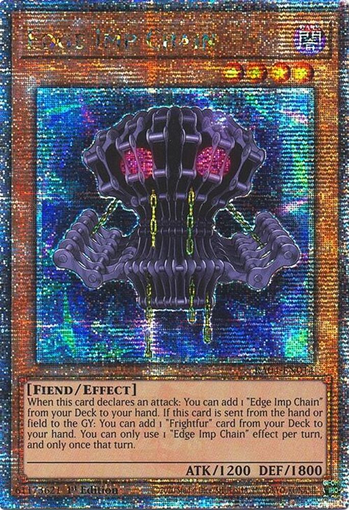 Edge Imp Chain (Quarter Century Secret Rare) (RA04-EN014) - Quarter Century Secret Rare