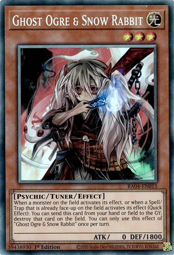 Ghost Ogre & Snow Rabbit (PCR) (RA04-EN015) - Prismatic Collector's Rare