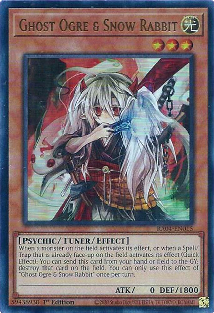 Ghost Ogre & Snow Rabbit (UR) (RA04-EN015) - Ultra Rare
