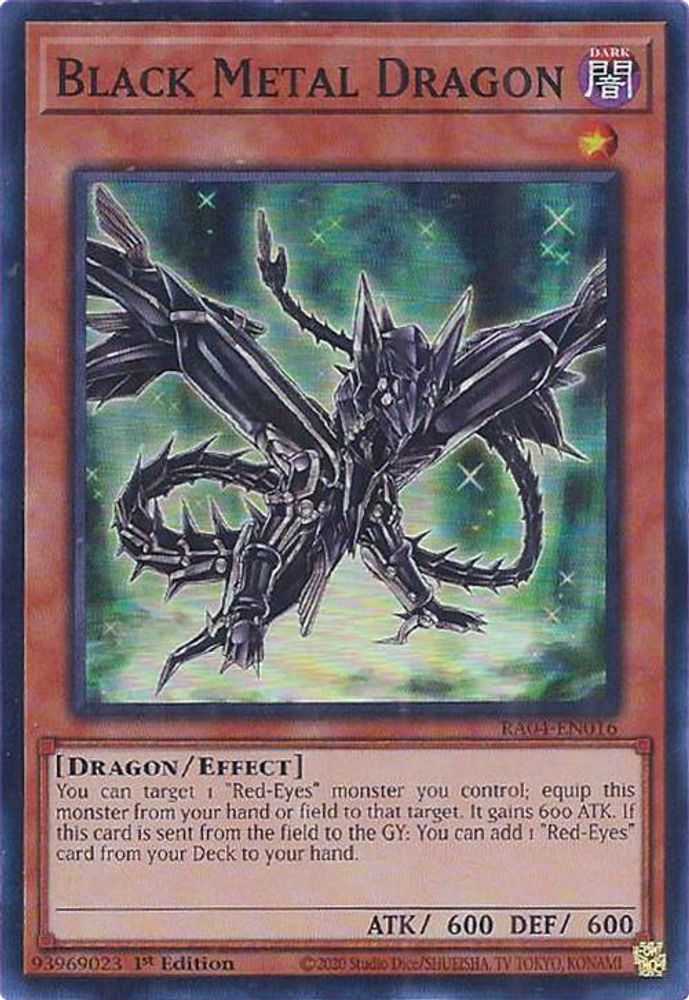 Black Metal Dragon (RA04-EN016) - Super Rare