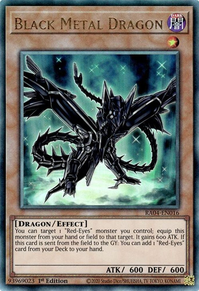 Black Metal Dragon (PUR) (RA04-EN016) - Prismatic Ultimate Rare