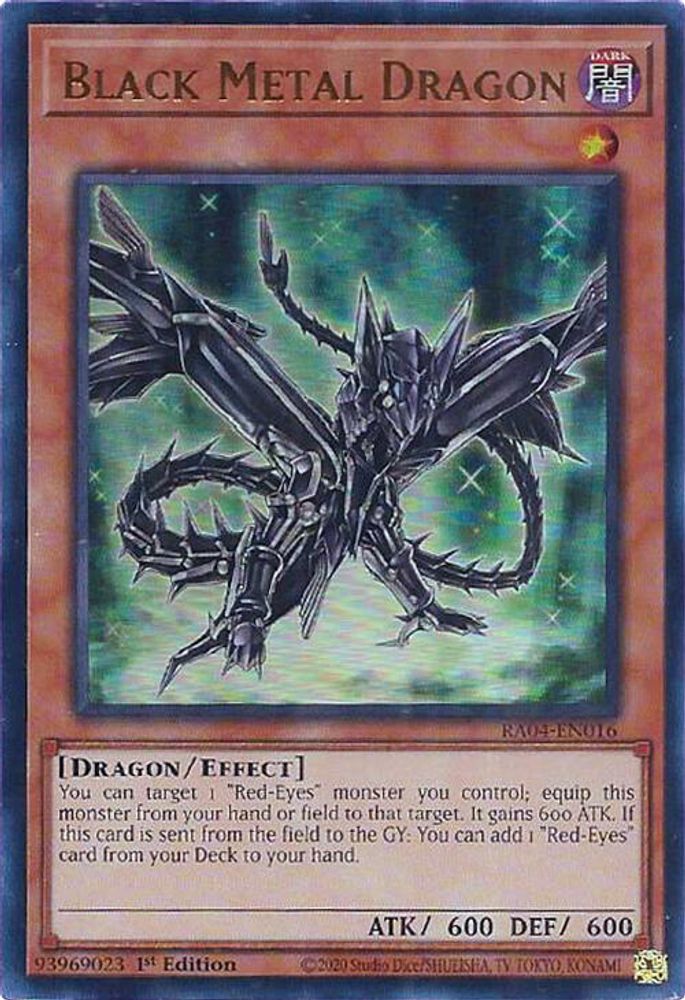 Black Metal Dragon (UR) (RA04-EN016) - Ultra Rare