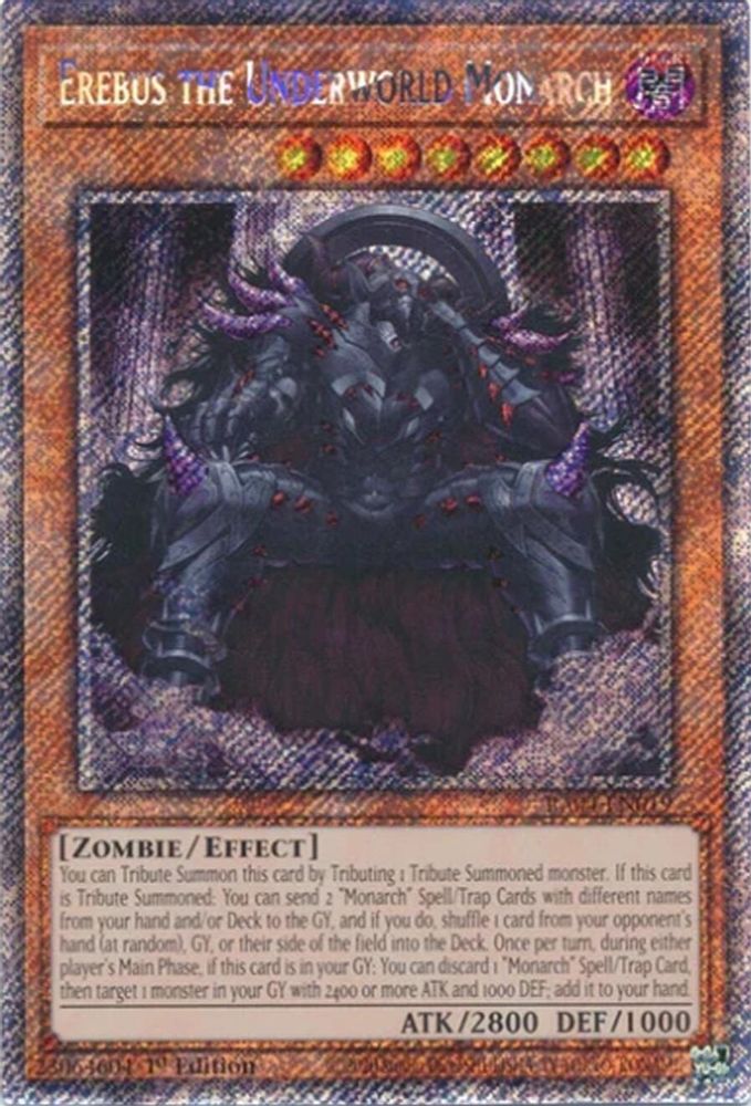 Erebus the Underworld Monarch (Platinum Secret Rare) (RA04-EN019) - Platinum Secret Rare