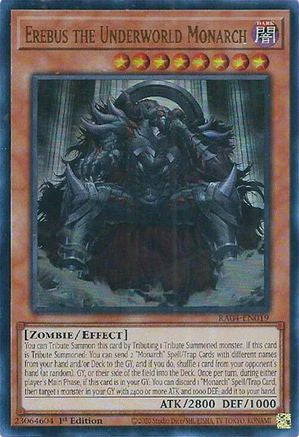 Erebus the Underworld Monarch (UR) (RA04-EN019) - Quarter Century Stampede 1st Edition