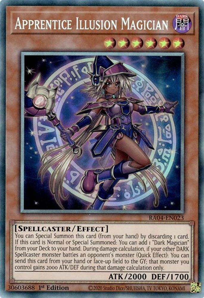 Apprentice Illusion Magician (PCR) (RA04-EN023) - Prismatic Collector's Rare
