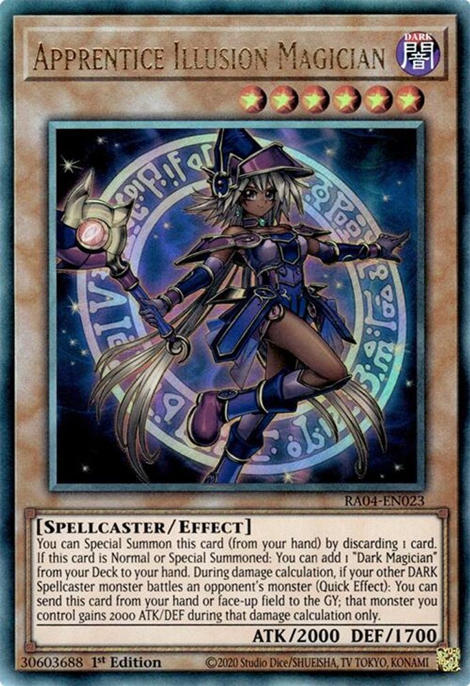 Apprentice Illusion Magician (PUR) (RA04-EN023) - Prismatic Ultimate Rare