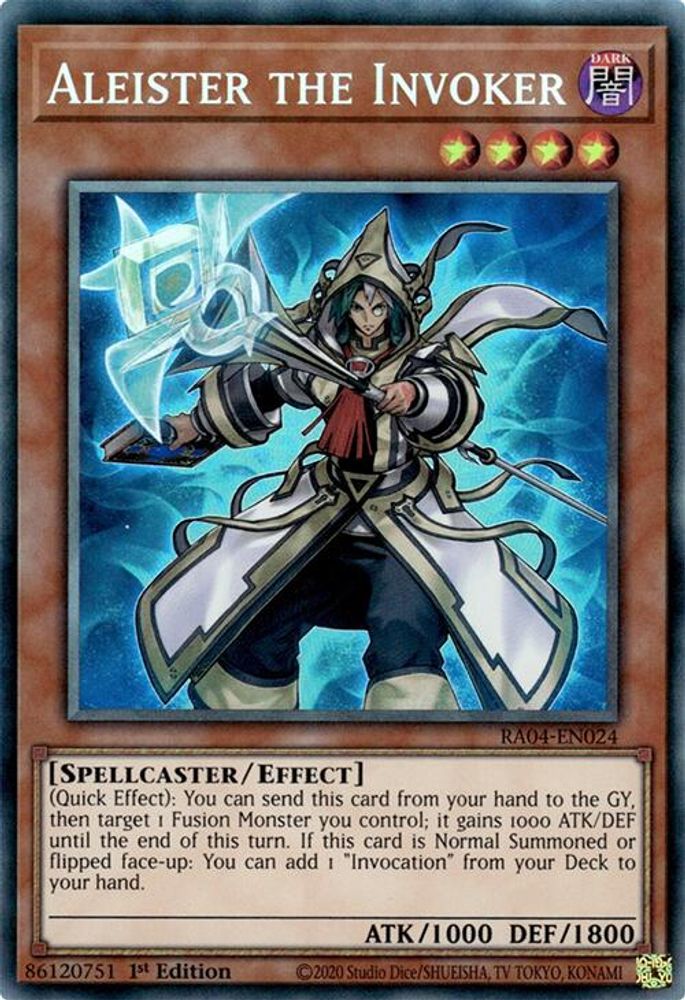 Aleister the Invoker (Alternate Art) (PCR) (RA04-EN024) - Prismatic Collector's Rare