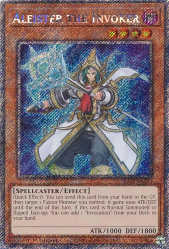 Aleister the Invoker (Alternate Art) (Platinum Secret Rare) (RA04-EN024) - Platinum Secret Rare