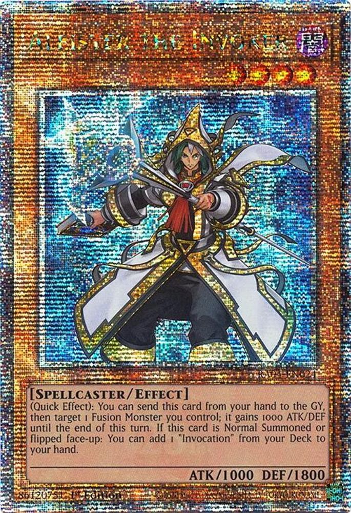 Aleister the Invoker (Alternate Art) (Quarter Century Secret Rare) (RA04-EN024) - Quarter Century Secret Rare