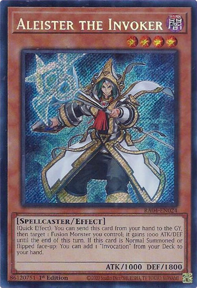 Aleister the Invoker (Alternate Art) (Secret Rare) (RA04-EN024) - Secret Rare