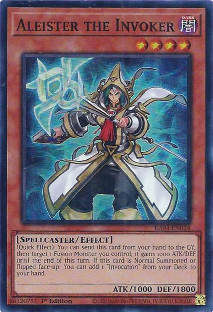 Aleister the Invoker (Alternate Art) (RA04-EN024) - Super Rare