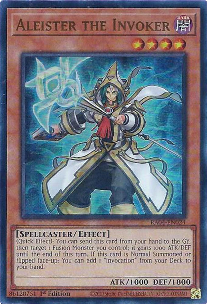 Aleister the Invoker (Alternate Art) (UR) (RA04-EN024) - Ultra Rare