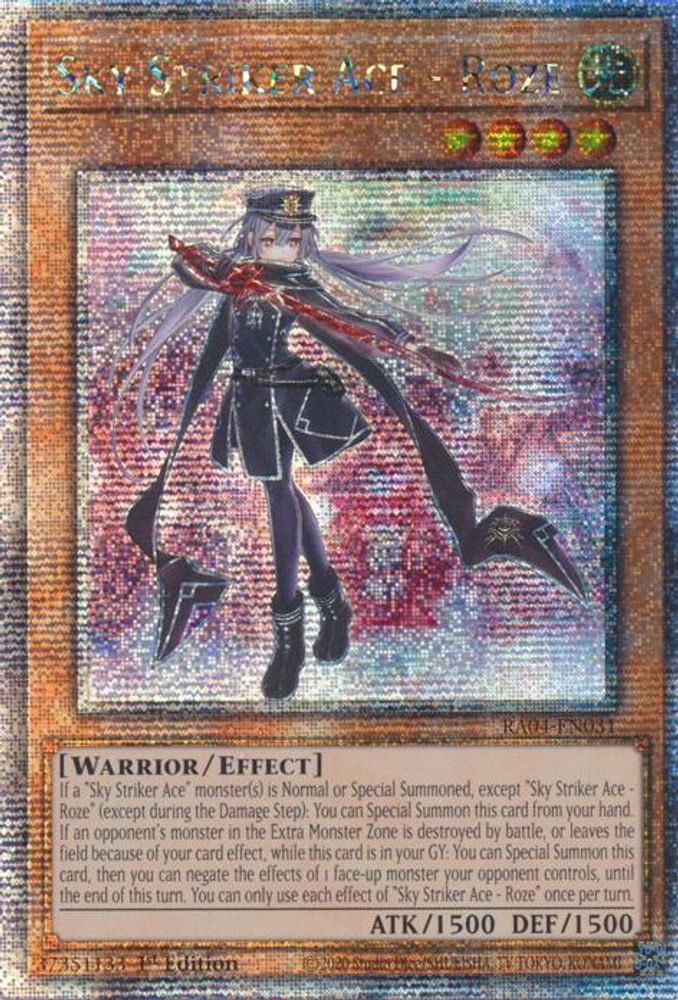 Sky Striker Ace - Roze (Quarter Century Secret Rare) (RA04-EN031) - Quarter Century Secret Rare