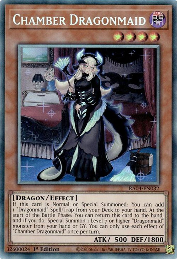 Chamber Dragonmaid (PCR) (RA04-EN032) - Prismatic Collector's Rare